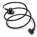 2.5M Black Type M South Africa SANS164-1 BS546 Down Angle to IEC320 C19 Right Angle 15A 250V