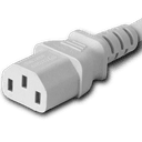 Global C14 to C13, 10A/250V 2FT White Power Cord, cULus, KC, CE, ENEC, VDE, SAA, PSE, CCC Approvals