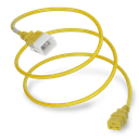 Plug (Male) : IEC 60320 C20 Locking (P-Lock) Connector (Female) : IEC 60320 C19 Color : Yellow