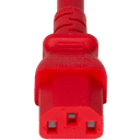 Connector (Female) : IEC 60320 C13 Color : Red