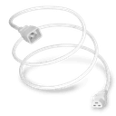 Plug (Male) : IEC 60320 C20 Connector (Female) : IEC 60320 C21 Color : White