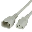 10a c14 c13 lszh power cords white WHITE 10A C13 C14 Power Cords Front_small.jpg