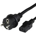 1ft european schuko cee77 to iec60320 c13 10a 250v 1mm2 h05vvf power cord black Front_brighter.jpg