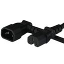 2ft iec60320 left angle c14 to c15 15a 250v 14awg sjt power cord black Front.jpg