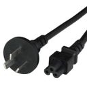 6FT Argentina IRAM2073 Plug IEC60320 C5 2500mA 250V Power Cord BLACK Front.jpg