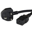 6ft uk bs1363 down angle to iec60320 c19 13a 250v h05vvf3g15 power cord black Front.jpg