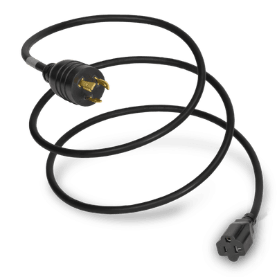 1FT Black Adapter NEMA L5-20P to NEMA 5-15/20R (T-SLOT) 20A 125V