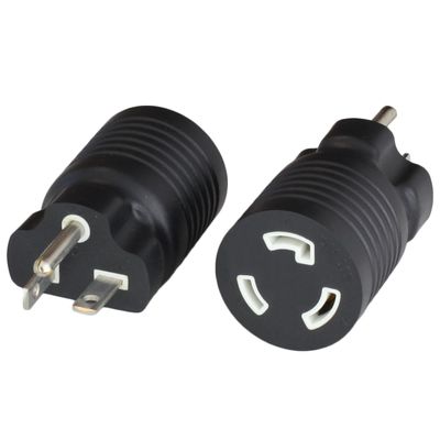 Adapter NEMA 6-20P to L6-20R 20A 250V BLACK
