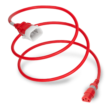 10 Amp Dual Lock C13 to C14 Secure Power Cord