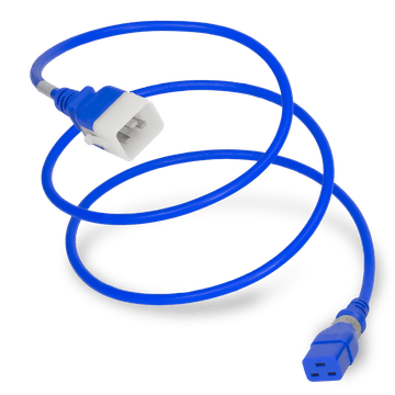 20 Amp Dual Lock C19 to C20 Secure Power Cord