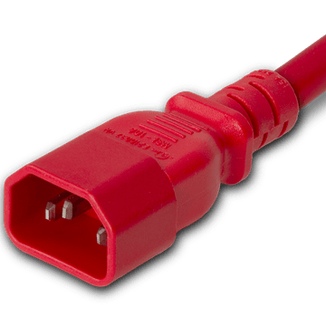 Red Anderson Saf-D-Grid IEC 60320 C14 to SDG400 15A 250V