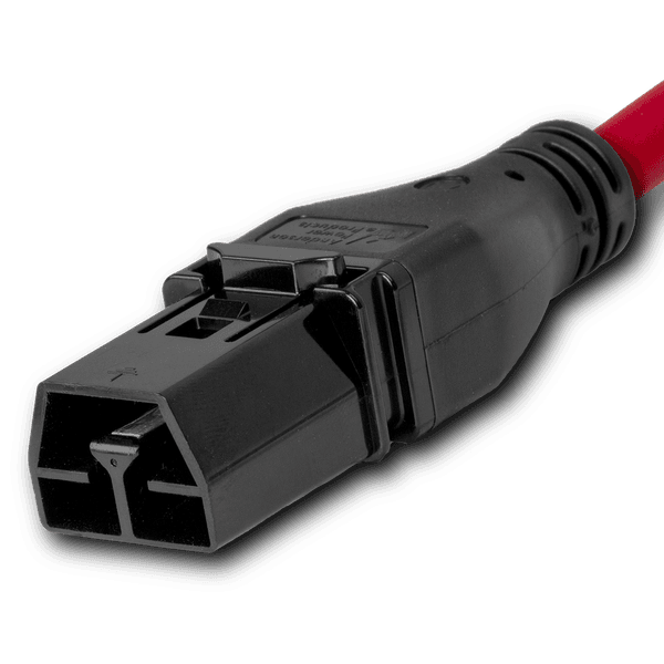 Red 1.0 meter Saf-D-Grid 400V (Connector) cord
