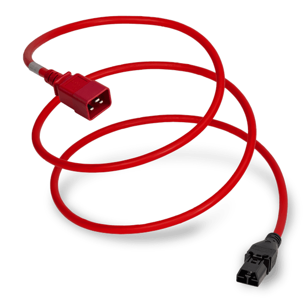 Red 1.0 meter Saf-D-Grid 400V (Connector) cord