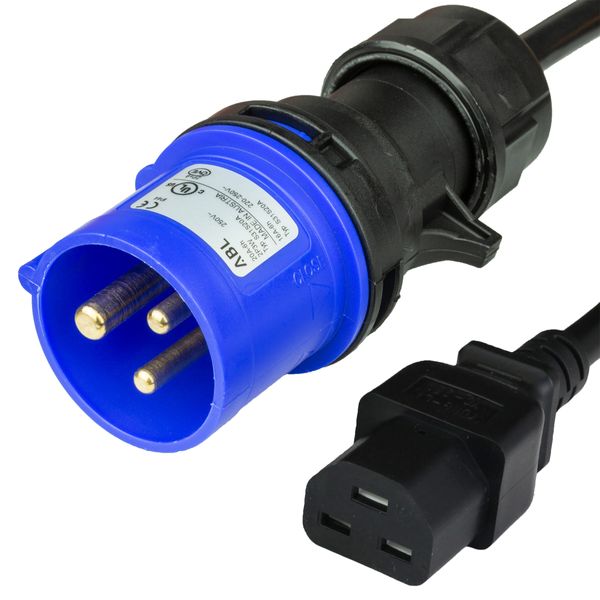 Black 3 Feet C21 cord