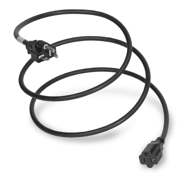 Black 1 Foot NEMA 5-20R cord