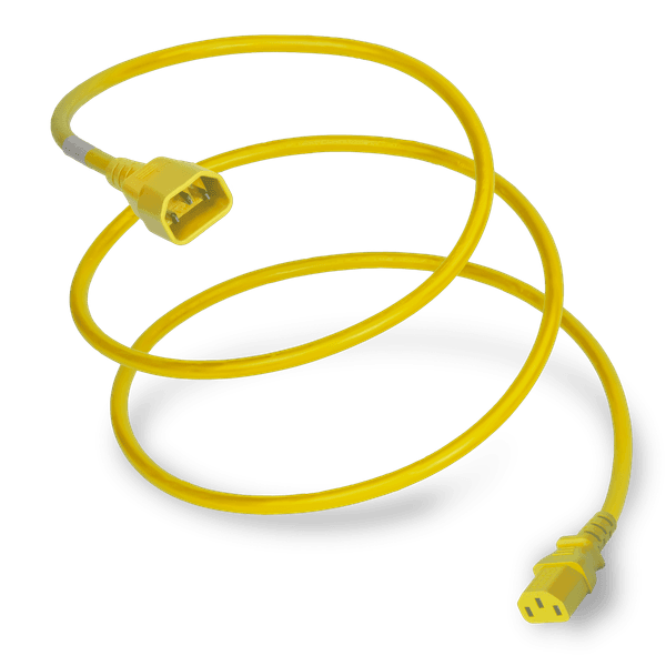 Yellow 3 Feet C13 cord