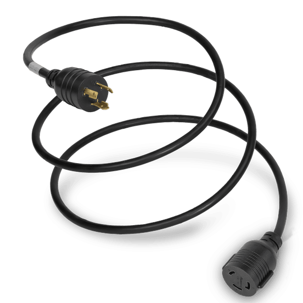 Black 1 Foot NEMA L6-30R cord