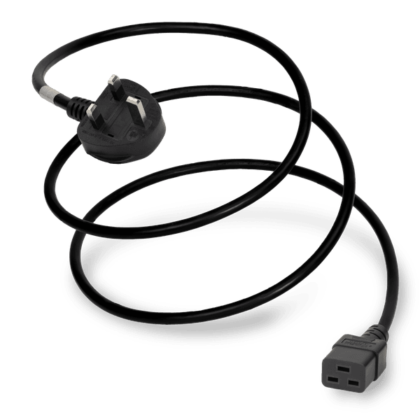 Black 6 Feet C19 cord