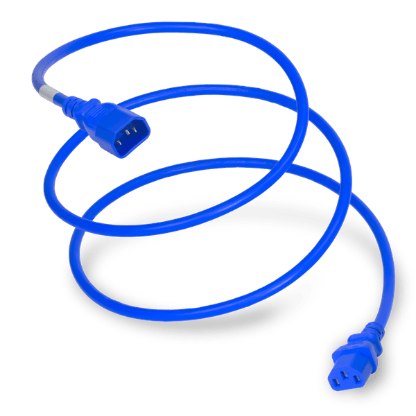 Blue 1 Foot C13 cord