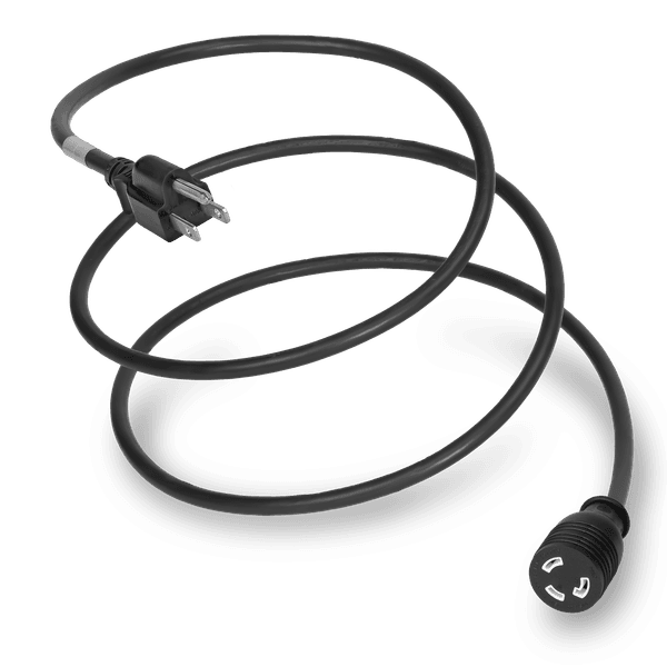 Black 1 Foot NEMA L5-30R cord