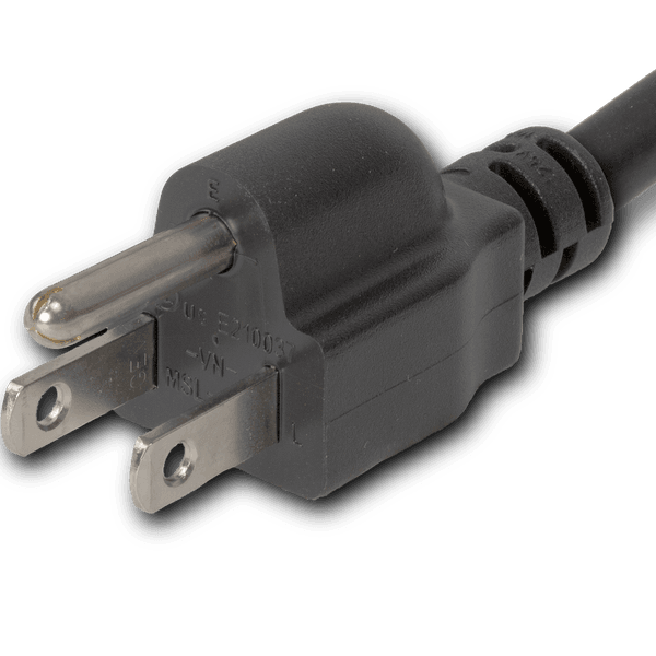Black 2.0 meters cord