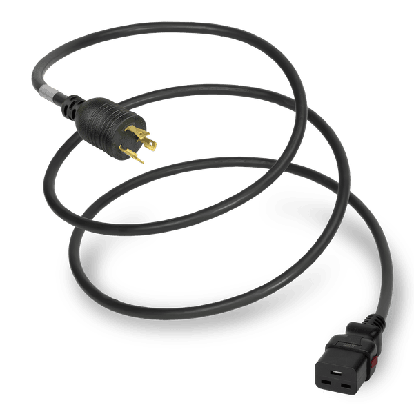 Black 6 Feet C19 Locking (A-Lock) cord