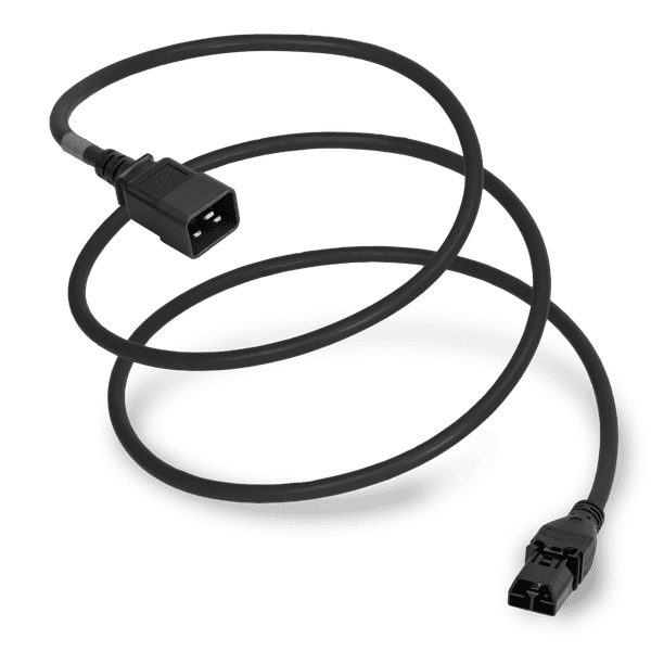 Black 2.0 meters Saf-D-Grid 400V (Connector) cord
