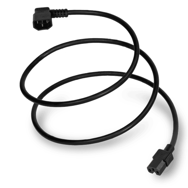 Black 1 Foot C15 cord