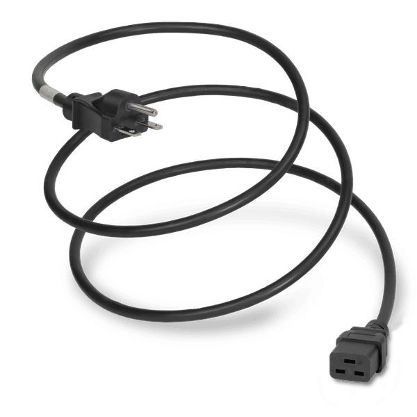 Black 8 Feet C19 cord