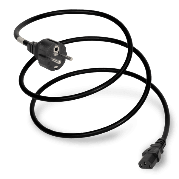 Black 1 Foot C13 cord