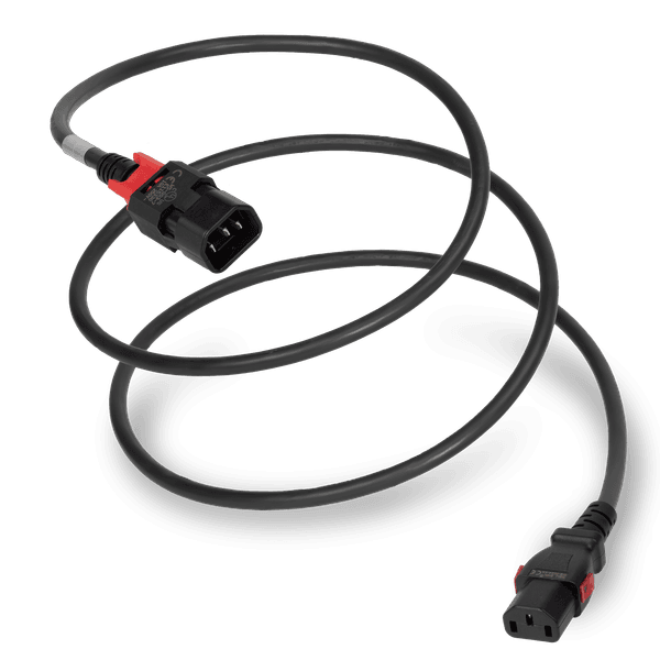 Black 0.6 meter C13 cord