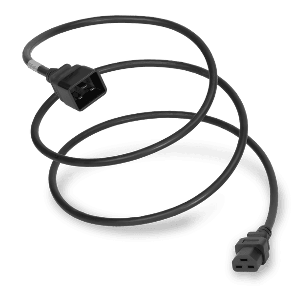 Black 1.5 Feet C21 cord