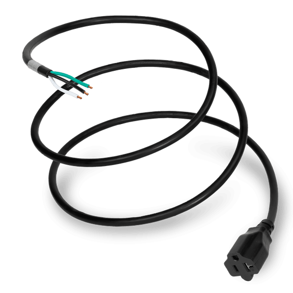 Black 1 Foot NEMA 5-20R cord