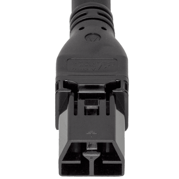 Black 2.0 meters Saf-D-Grid 400V (Connector) cord