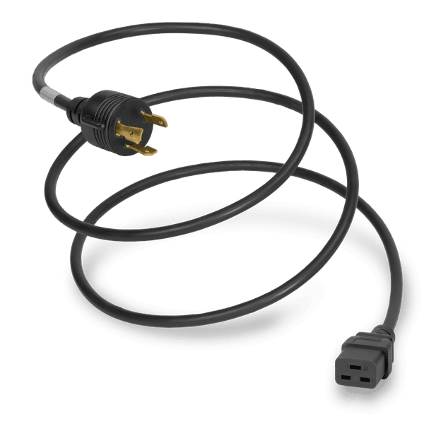 Black 3 Feet C19 cord