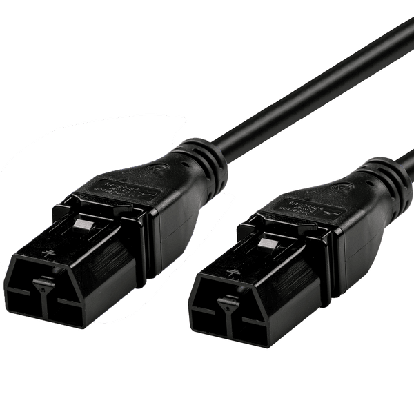 Black 2.0 meters Saf-D-Grid 400V (Connector) cord