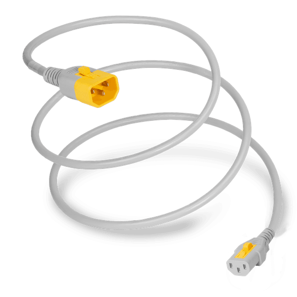 White 3 Feet C13 Locking (V-Lock) cord