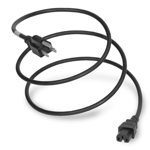 Black 1 Foot C15 cord
