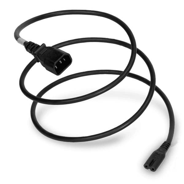 Black 1 Foot C7 cord