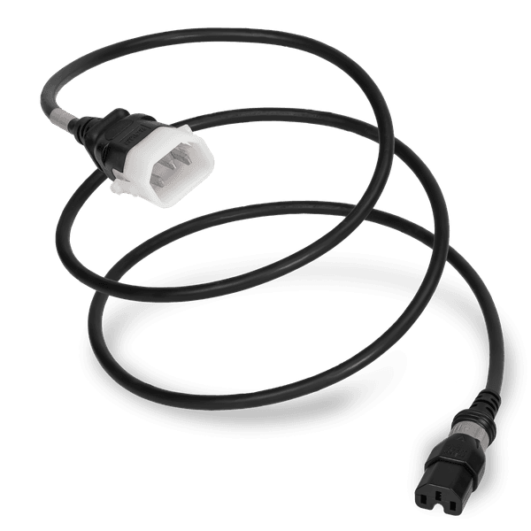 Black 1 Foot S-Lock C15 cord