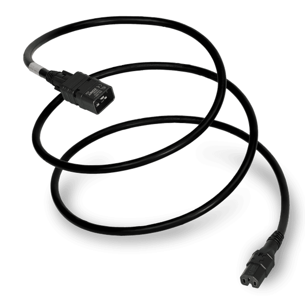 Black 0.6 meter C15 Locking (Z-Lock+) cord