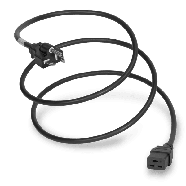 Black 3 Feet C19 cord