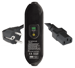 Black 2.5 meters C13 cord